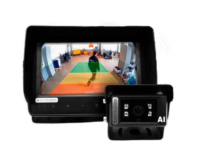 ITkasta AI pedestrian detection camera unit for industrial vehicles